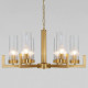 Подвесная люстра Eurosvet Arganie латунь 60133/6