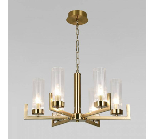 Подвесная люстра Eurosvet Arganie латунь 60133/6