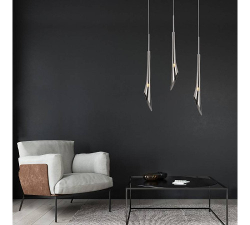 Подвесной светильник Eurosvet Folio 50224/1 дымчатый