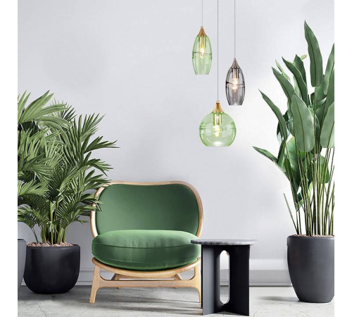 Подвесной светильник Eurosvet Lotus 50222/1 дымчатый