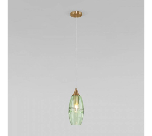 Подвесной светильник Eurosvet Lotus 50222/1 зеленый