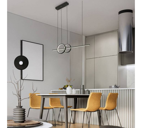 Подвесной светильник Eurosvet Twin 90265/1 черный