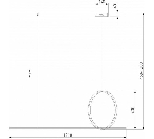 Подвесной светильник Eurosvet Mist 90266/1 золото