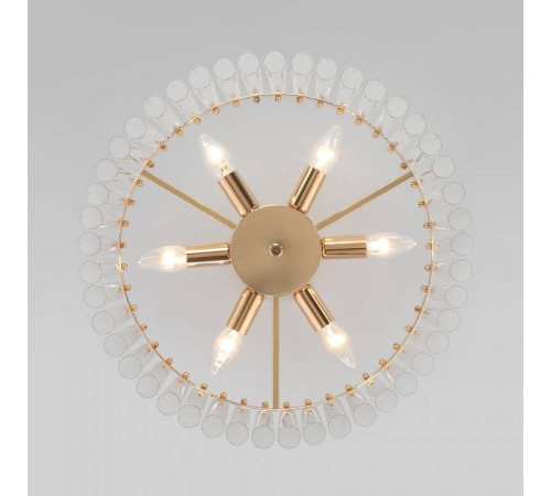 Люстра на штанге Bogate's Flamel 373/6 Smart золото