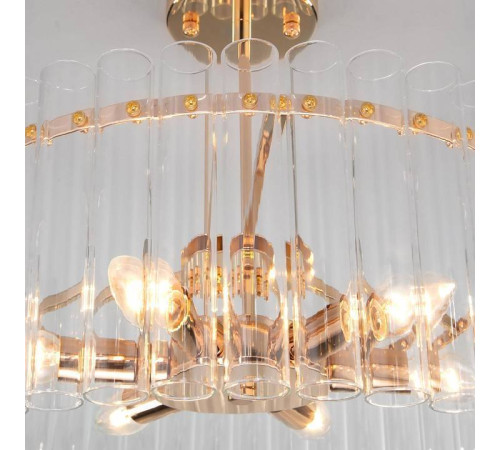 Люстра на штанге Bogate's Flamel 373/6 Smart золото