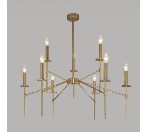 Люстра на штанге Eurosvet Anders 60142/9 латунь