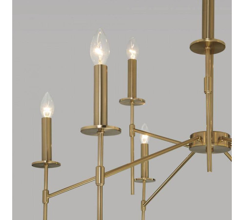 Люстра на штанге Eurosvet Anders 60142/9 латунь