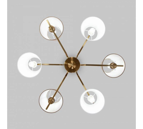 Люстра на штанге Eurosvet Ozark 60149/6 латунь