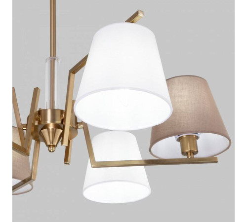 Люстра на штанге Eurosvet Ozark 60149/6 латунь