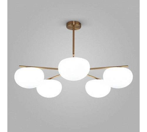 Люстра на штанге Eurosvet Like 30190/5 латунь