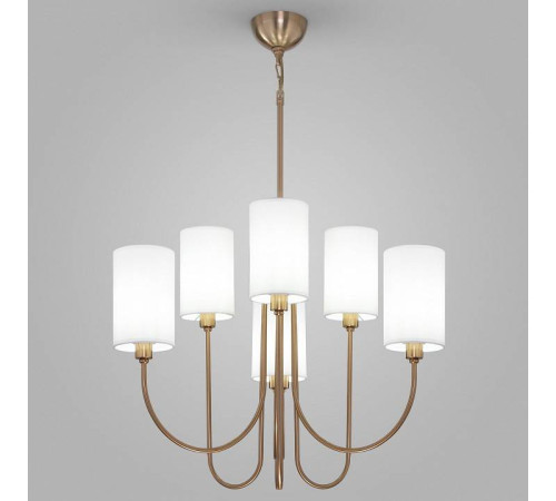 Люстра на штанге Eurosvet Abbey 60164/6 латунь