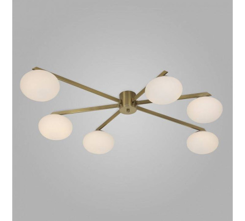 Потолочная люстра Eurosvet Opaline 70220/6 латунь