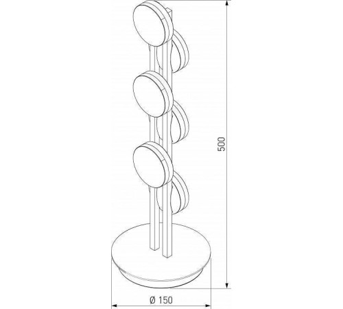 Настольная лампа декоративная Eurosvet Tapioca a068078