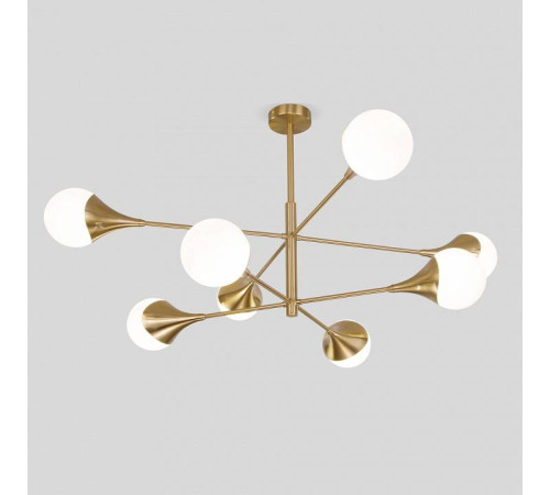 Люстра на штанге Eurosvet Calyx 60168/8 латунь