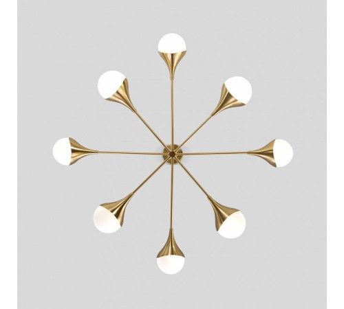 Люстра на штанге Eurosvet Calyx 60168/8 латунь