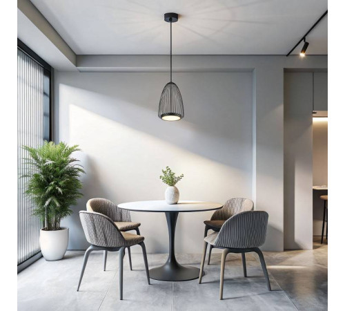 Подвесной светильник Eurosvet Comodita 40009/1 LED черный