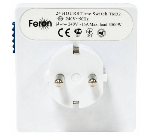 Розетка с таймером Feron TM32 23203