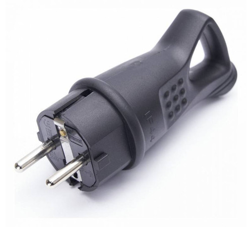 Вилка угловая с заземлением Stekker Одри 32843