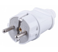 Вилка прямая с заземлением Stekker PPG16-42-201 32851