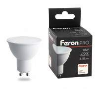 Лампа светодиодная Feron LB-1610 GU10 10 Вт 4000 K 38162