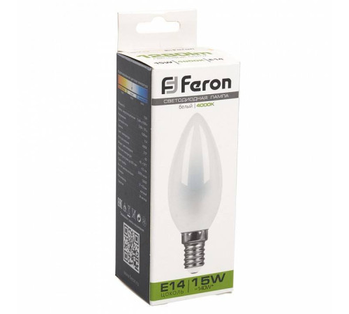Лампа светодиодная Feron LB-717 E14 15 Вт 4000K 38257