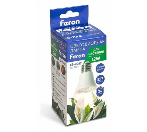 Лампа светодиодная Feron LB-7062 E27 12 Вт 2700K 38277