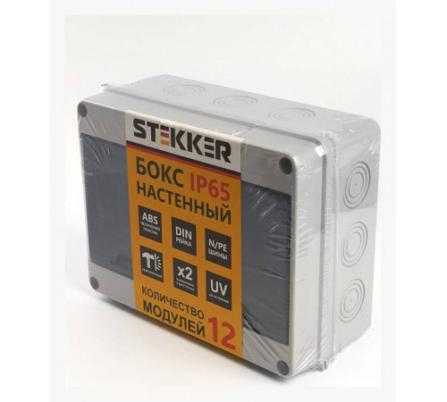 Электрический щиток накладной Stekker EBX50-1/12-65 39191