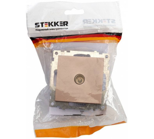 ТВ-розетка без рамки Stekker Катрин 39600