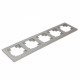 Рамка на 4 поста Stekker PFR00-7004-03 39800