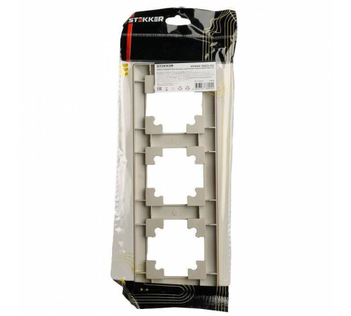 Рамка на 3 поста Stekker PFR00-7003-02 39804