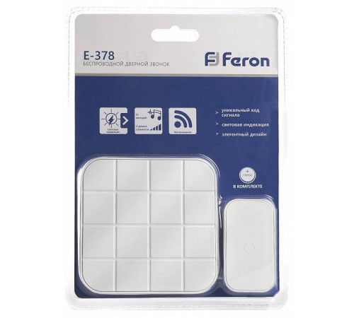 Звонок беспроводной Feron E-378 41434