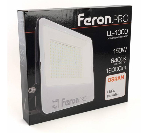 Прожектор светодиодный Feron LL-1000 200 Вт 6400 К 41542