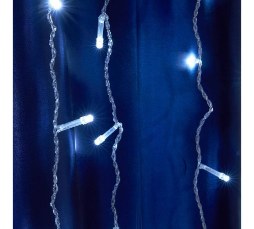 Занавес световой Feron CL24 2x3 м 320 LED синий свет черный провод 41631