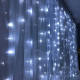 Занавес световой Feron CL24 2x3 м 320 LED синий свет черный провод 41631