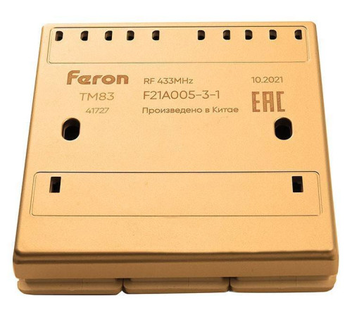 Выключатель беспроводной трехклавишный Feron Tm 83 41727