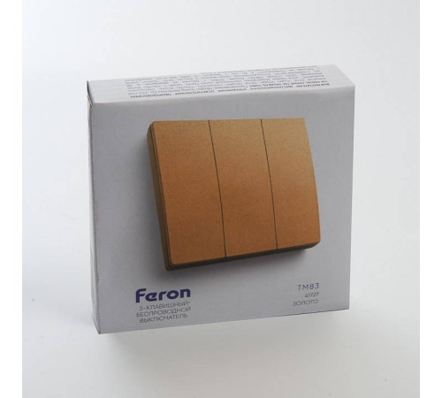 Выключатель беспроводной трехклавишный Feron Tm 83 41727