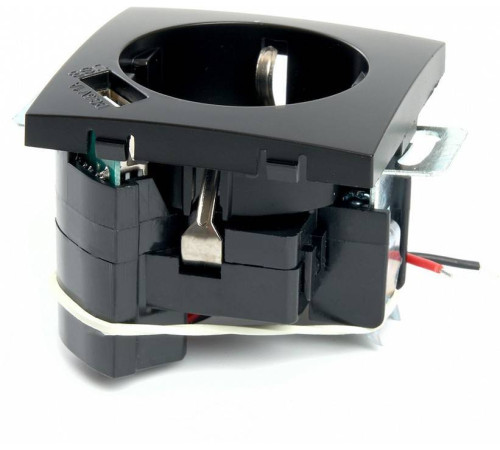 Розетка с заземлением и с шторками и 2хUSB, без рамки Stekker Эрна 49155