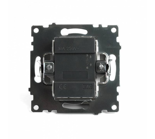 Выключатель одноклавишный без рамки Stekker Катрин 49213