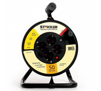 Удлинитель на катушке Stekker STD01-40-50 4 розетки 50 м 49391