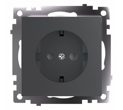 Розетка с заземлением и с шторками, без рамки Stekker Катрин 49423