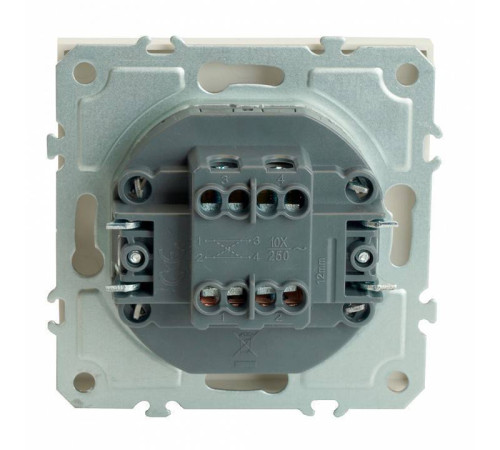 Выключатель одноклавишный без рамки Stekker RSW10-5110-01 49871