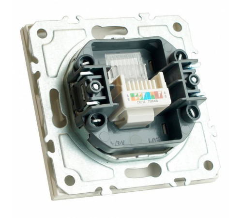 Розетка Ethernet RJ-45 без рамки Stekker RST00-5117-01 49873