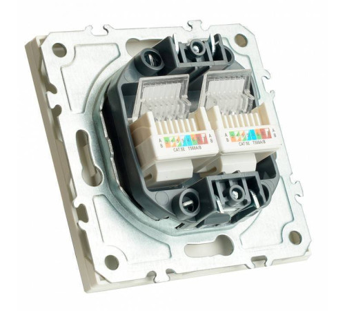 Розетка Ethernet RJ-45 без рамки Stekker RST00-5111-01 49874