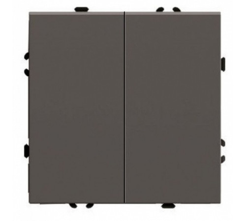 Переключатель двухклавишный без рамки Stekker Эмили 49921