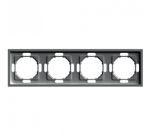 Рамка на 4 поста Stekker PFR00-5004-09 49939