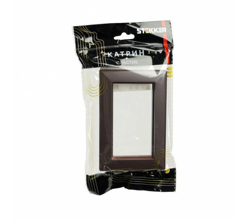 Рамка для двойной розетки Stekker Катрин 50047