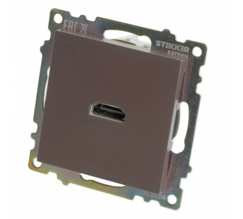 Розетка HDMI без рамки Stekker Катрин 50064