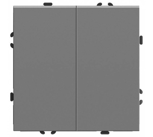 Выключатель двухклавишный без рамки Stekker Эмили 50166