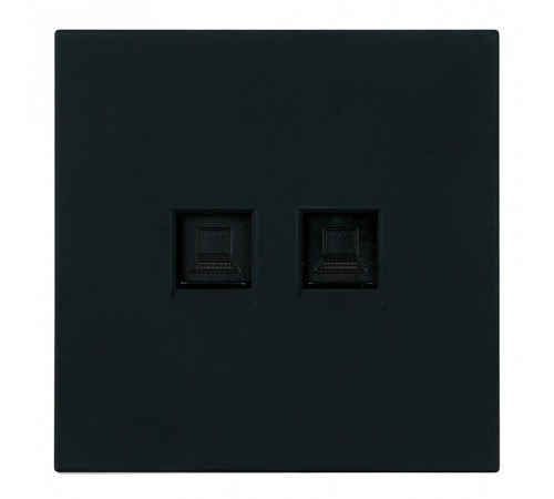 Розетка двойная Ethernet RJ-45 без рамки Stekker Мия 50451
