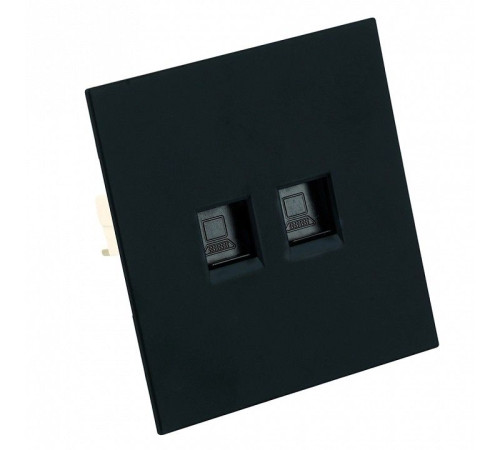 Розетка двойная Ethernet RJ-45 без рамки Stekker Мия 50451